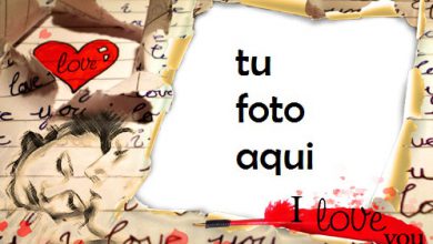 Carta De Amor Marco Para Foto 390x220 - Carta De Amor Marco Para Foto