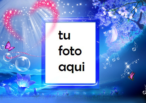 Corazones Y Amor En El Cielo Marco Para Foto - Corazones Y Amor En El Cielo Marco Para Foto