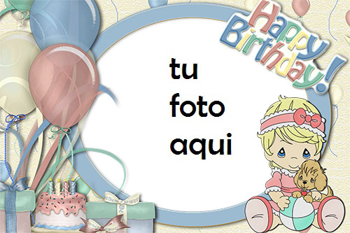 Tarjeta De Feliz Cumpleaños Niña Marco Para Foto - Tarjeta De Feliz Cumpleaños Niña Marco Para Foto