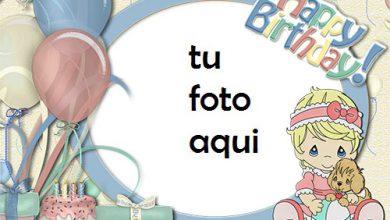 Tarjeta De Feliz Cumpleaños Niña Marco Para Foto 390x220 - Tarjeta De Feliz Cumpleaños Niña Marco Para Foto