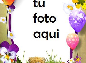 Tarta De Cumpleaños Con Regalos Y Oso Marco Para Foto 298x220 - Tarta De Cumpleaños Con Regalos Y Oso Marco Para Foto
