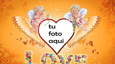 Angelitos De Amor Marco Para Foto 390x220 - Angelitos De Amor Marco Para Foto