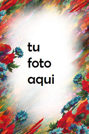 Artista de plumas de flores Marco Para Foto - Artista de plumas de flores Marco Para Foto