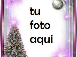 Año Nuevo Púrpura Brillo Marco Para Foto 298x220 - Año Nuevo Púrpura Brillo Marco Para Foto