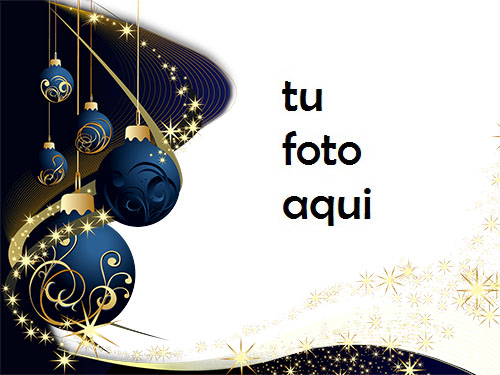 Bolas Negras Marco Para Foto - Bolas Negras Marco Para Foto