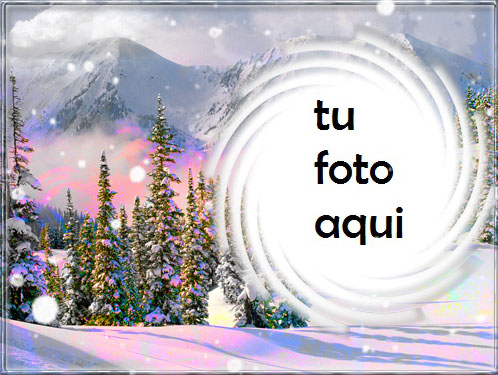 Bosque De Invierno Marco Para Foto - Bosque De Invierno Marco Para Foto