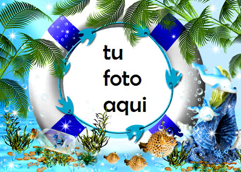 Boya De Mar Marco Para Foto - Boya De Mar Marco Para Foto