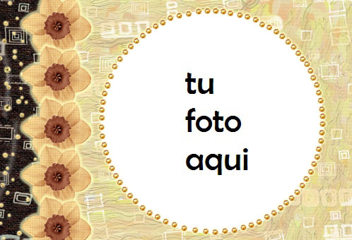 Círculo Amarillo Marco Para Foto - Círculo Amarillo Marco Para Foto