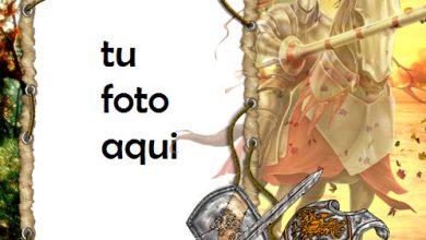 Caballero Medieval Marco Para Foto 390x220 - Caballero Medieval Marco Para Foto