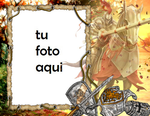 Caballero Medieval Marco Para Foto - Caballero Medieval Marco Para Foto