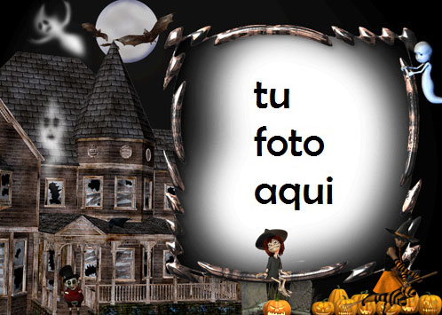 Casa Con Fantasmas Marco Para Foto - Casa Con Fantasmas Marco Para Foto