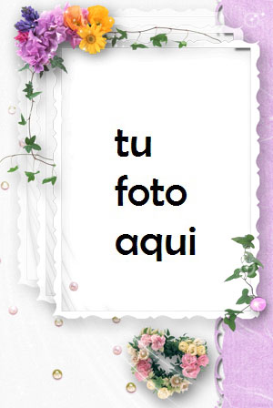 Compromiso De Flores Y Matrimonio Marco Para Foto - Compromiso De Flores Y Matrimonio Marco Para Foto