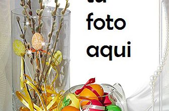Con Los Huevos De Pascua Marco Para Foto 336x220 - Con Los Huevos De Pascua Marco Para Foto