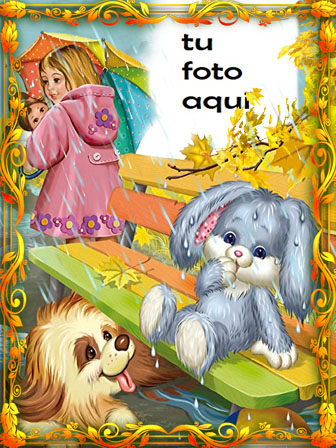 Conejito Y Perro Marcos Para Foto - Conejito Y Perro Marcos Para Foto