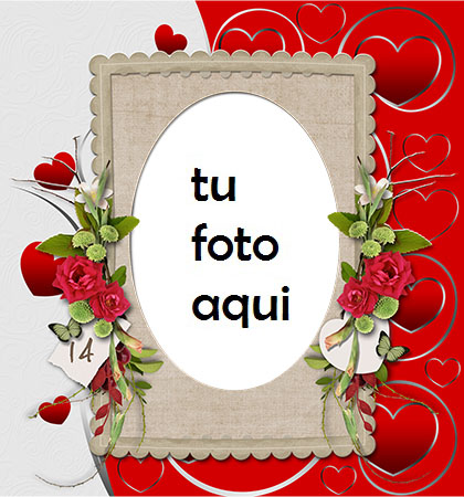 El Día De San Valentín Más Hermoso Con La Persona Que Amas Marco Para Foto - El Día De San Valentín Más Hermoso Con La Persona Que Amas Marco Para Foto