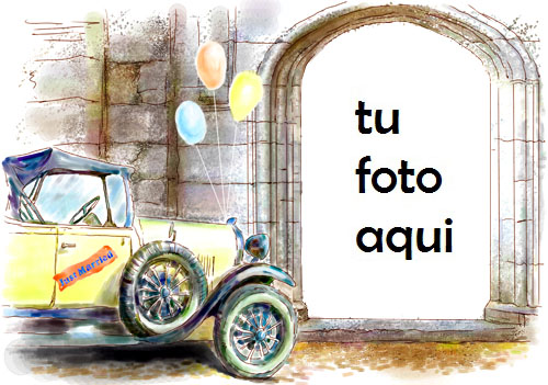El Matrimonio Del Coche Marco Para Foto - El Matrimonio Del Coche Marco Para Foto