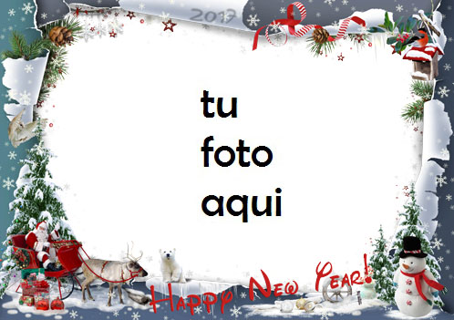 Feliz Año Nuevo Comienzo Marco Para Foto - Feliz Año Nuevo Comienzo Marco Para Foto