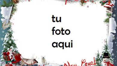 Feliz Año Nuevo Comienzo Marco Para Foto 390x220 - Feliz Año Nuevo Comienzo Marco Para Foto