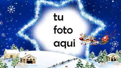 Feliz Año Nuevo Estrella Marco Para Foto 390x220 - Feliz Año Nuevo, Estrella Marco Para Foto
