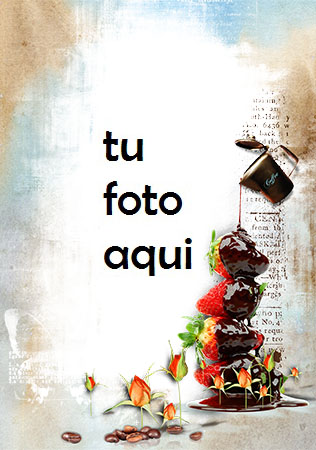Fresas Chocolate Marco Para Foto - Fresas Chocolate Marco Para Foto