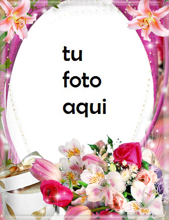 Hermosas flores de noche Marco Para Foto - Hermosas flores de noche Marco Para Foto