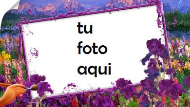 Hermoso paisaje con pluma de artista Marco Para Foto 390x220 - Hermoso paisaje con pluma de artista Marco Para Foto