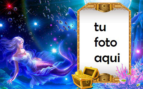 Isla Sirena Y Tesoro Marco Para Foto - Isla Sirena Y Tesoro Marco Para Foto