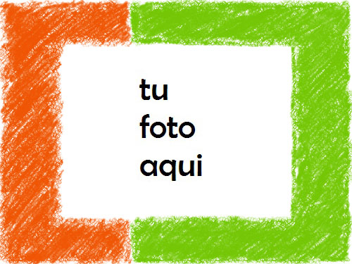 Lápiz Verde Rojo Marco Para Foto - Lápiz Verde Rojo Marco Para Foto
