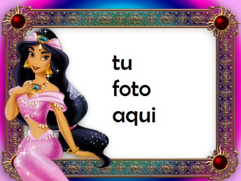 La Princesa Jazmín Y Aladdin Marcos Para Foto - La Princesa Jazmín Y Aladdin Marcos Para Foto