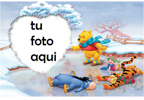 Lago De Nieve Marcos Para Foto - Lago De Nieve Marcos Para Foto
