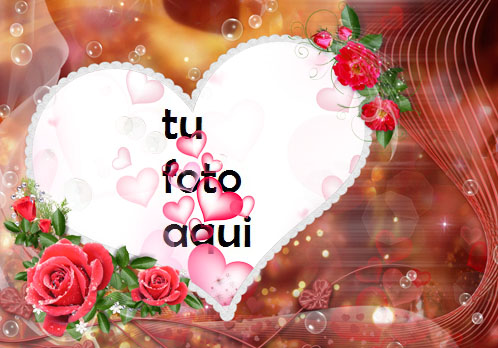 Los Momentos Más Felices Hermosos Corazones Y Hermosas Flores Rojas Marco Para Foto - Los Momentos Más Felices Hermosos Corazones Y Hermosas Flores Rojas Marco Para Foto