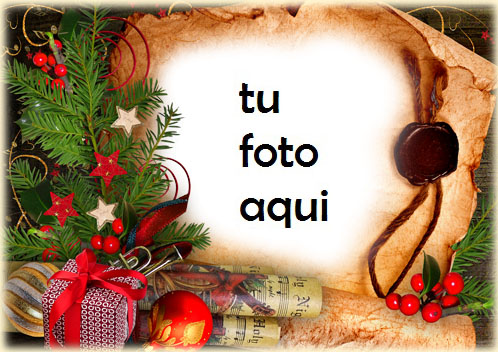 Marco Con Decoración De Bolas Y Regalos De Año Nuevo Marco Para Foto - Marco Con Decoración De Bolas Y Regalos De Año Nuevo Marco Para Foto