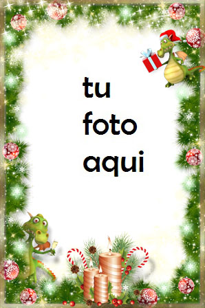 Marco De Decoración De Año Nuevo Marco Para Foto - Marco De Decoración De Año Nuevo Marco Para Foto