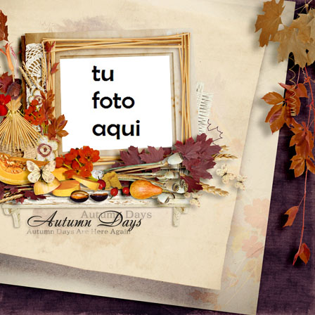 Marco Para Foto Días de otoño Otoño Marcos - Marco Para Foto Días de otoño Otoño Marcos