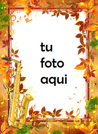 Marco Para Foto Melodía de otoño Otoño Marcos - Marco Para Foto Melodía de otoño Otoño Marcos