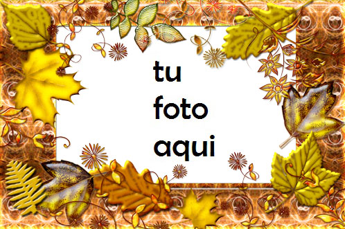 Marco Para Foto Otoño hoja caída Otoño Marcos - Marco Para Foto Otoño hoja caída Otoño Marcos