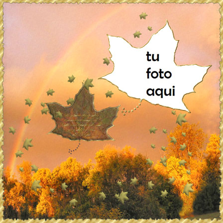 Marco Para Foto Paisaje de otoño Otoño Marcos - Marco Para Foto Paisaje de otoño Otoño Marcos
