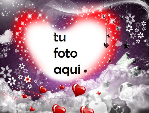 Nuestro Gran Amor Con Un Hermoso Coraz&oacute;n Rojo Rom&aacute;ntico Marco Para Foto - Nuestro Gran Amor Con Un Hermoso Coraz&oacute;n Rojo Rom&aacute;ntico Marco Para Foto