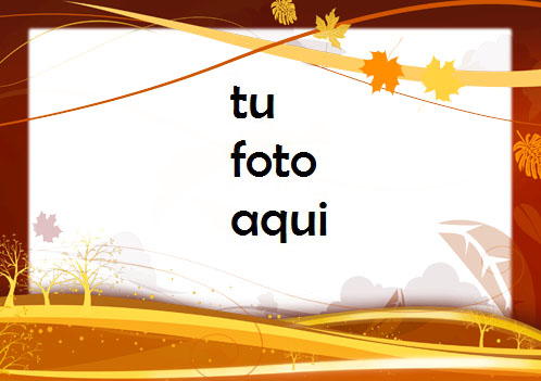 Otoño Calido Marco Para Foto - Otoño Calido Marco Para Foto