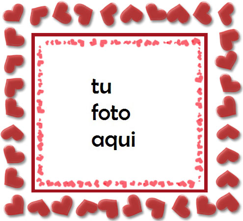 Pequeños Corazones De Amor Marco Para Foto - Pequeños Corazones De Amor Marco Para Foto