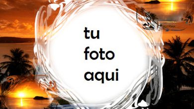 Puesta De Sol Sobre El Agua Marco Para Foto 390x220 - Puesta De Sol Sobre El Agua Marco Para Foto