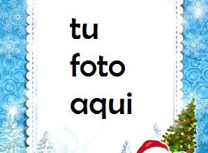 Santa Claus Se Apresura A Vacaciones Marco Para Foto 298x220 - Santa Claus Se Apresura A Vacaciones Marco Para Foto