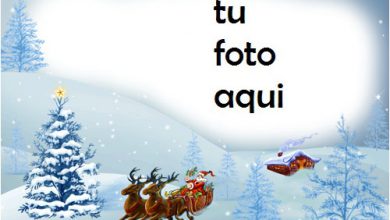 Santa Viene Marco Para Foto 390x220 - Santa Viene Marco Para Foto