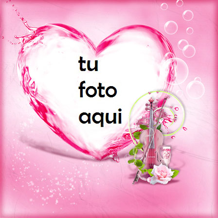 Se elevó al corazón rojo más hermoso con gran amor Marco Para Foto - Se elevó al corazón rojo más hermoso con gran amor Marco Para Foto