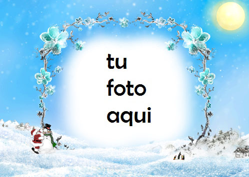 Soleado Día De Navidad Marco Para Foto - Soleado Día De Navidad Marco Para Foto