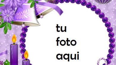 Tema De Vacaciones De Invierno Marco Para Foto 390x220 - Tema De Vacaciones De Invierno Marco Para Foto