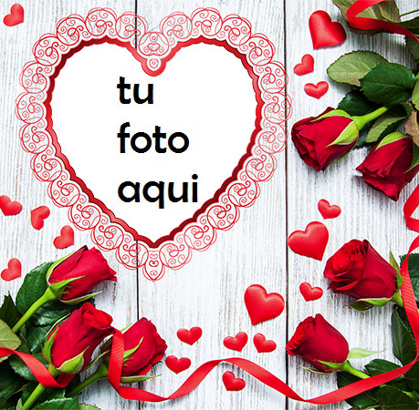 Un Coraz&oacute;n Rojo Delgado Y Hermoso Para El D&iacute;a De San Valent&iacute;n Marco Para Foto - Un Coraz&oacute;n Rojo Delgado Y Hermoso Para El D&iacute;a De San Valent&iacute;n Marco Para Foto