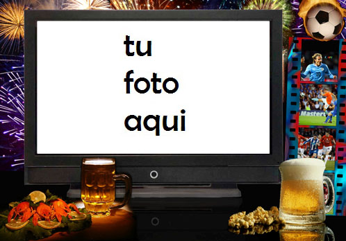 Viendo El Fútbol Marco Para Foto - Viendo El Fútbol Marco Para Foto