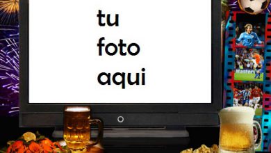 Viendo El Fútbol Marco Para Foto 390x220 - Viendo El Fútbol Marco Para Foto