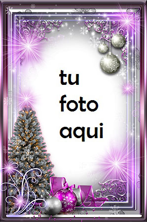 navidad marcos brillo morado de año nuevo marco para foto - navidad marcos brillo morado de año nuevo marco para foto